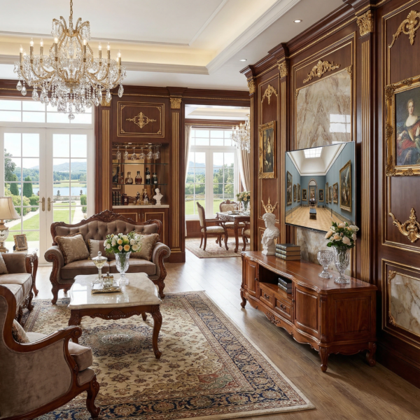 TV Cabinet Round door（1.8m）