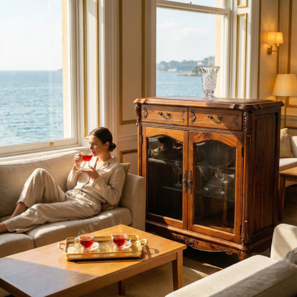 Tea Cabinet8068 Double-Door