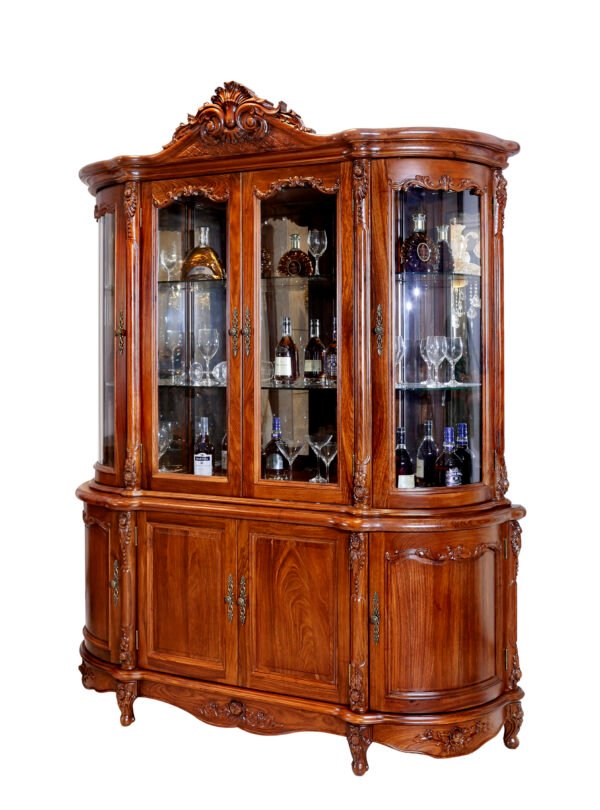 Wine Cabinet Round Corner