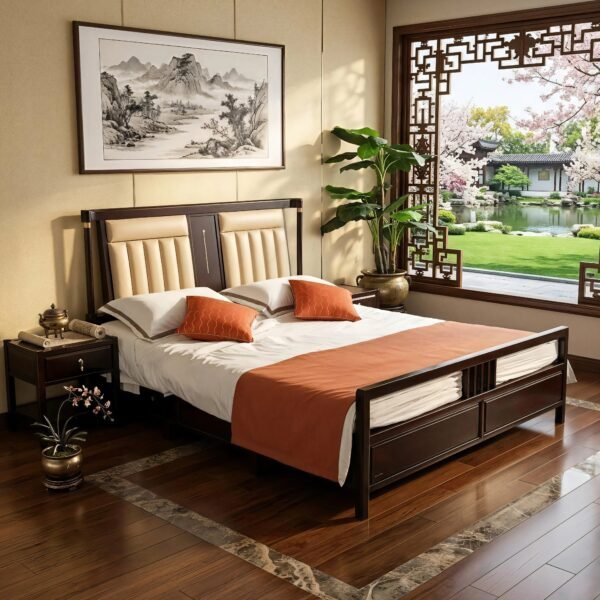 Shule Upholstered Bed M810G