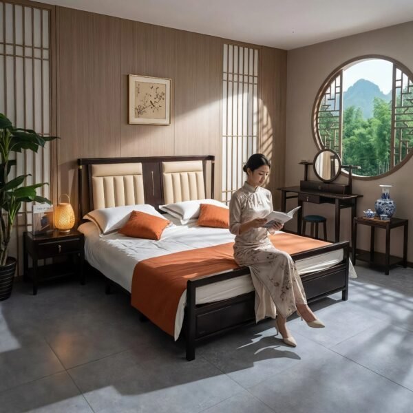 Shule Upholstered Bed M810G