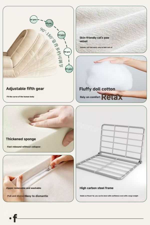 Space-Saving Single Sofa Bed Lounge Chair