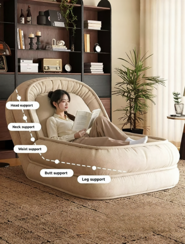 Space-Saving Single Sofa Bed Lounge Chair