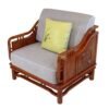 Mahogany Sofa with Blue and White Porcelain Decoration M801A