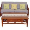 Mahogany Sofa with Blue and White Porcelain Decoration M801A