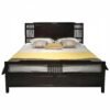 Wooden Board Mahogany Bed with Elegant Style