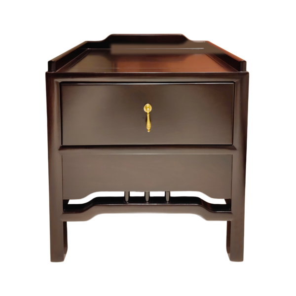 Wooden Board Mahogany Bed with Elegant Style